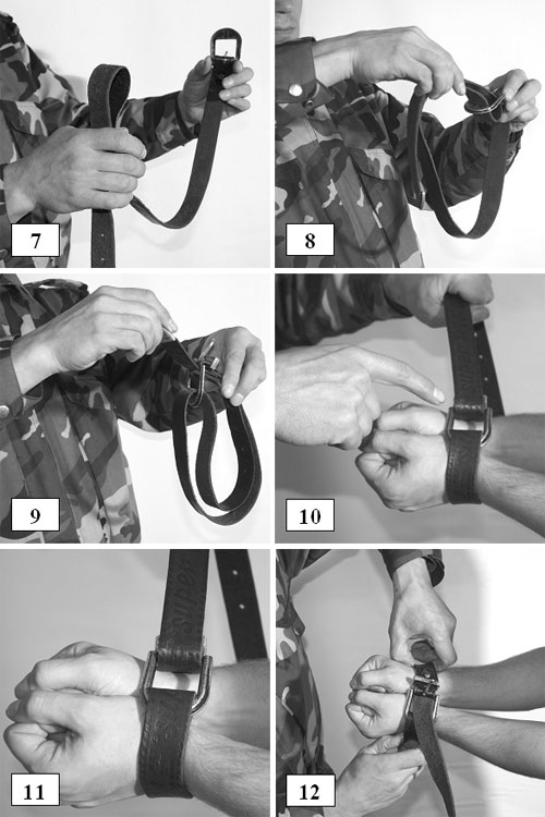 Как связать руки ремнем инструкция